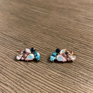 Baublebar clustered jewelled earrings
